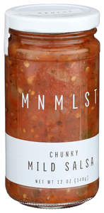 Mnmlst Salsa Chunky Mild - Left - Front