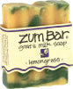 ZUM BAR LEMONGRASS GOAT'S MILK SOAP, 3 OZ. - Left - Front