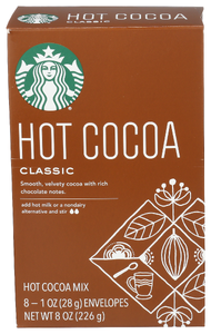 Starbucks Cocoa Hot Classic Box 8pc - Centre - Front