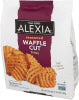 ALEXIA FRIES, SEASONED WAFFLE CUT, 20 OZ. - Right - Front