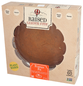 Raised Gluten Free Pie Pumpkin 9 Inch - Right - Front