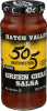 SOUTHWESTERN HATCH VALLEY GREEN CHILE MEDIUM SALSA, 16 OZ. - Left - Front
