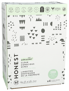 The Honest Company Wipes 288pc Pattern Play - Left - Front