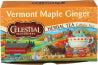 CELESTIAL SEASONINGS HERBAL TEA, VERMONT MAPLE GINGER, 20 BOX - Centre - Front