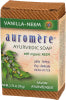 AUROMERE VANILLA NEEM AYURVEDIC SOAP, 2.75 OZ. - Right - Front
