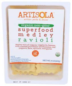 Artisola Ravioli Superfood Org - Centre - Front