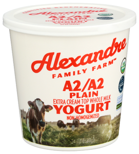 Alexandre Family Farm Yogurt Og A2a2 Plain - Left - Front