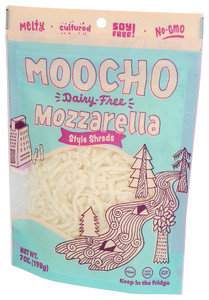 Moocho Mozzarella Shreds - Right - Front