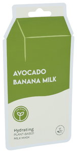 Esw Beauty Mask Sht Avcd Banana Mlk - Left - Front