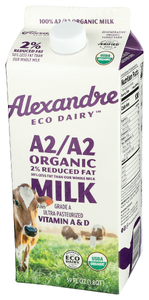 Alexandre Family Farm Milk Reduce Fat 2prct Org - Right - Front
