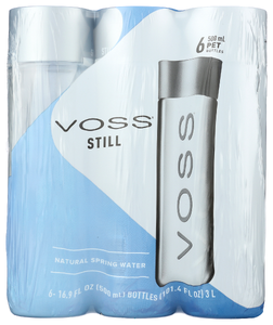 Voss Water Pet Still 4 6pk - No Plunge - Front