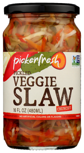 Pickerfresh Slaw Pickled Veggie - No Plunge - Front