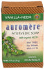 AUROMERE VANILLA NEEM AYURVEDIC SOAP, 2.75 OZ. - Centre - Front
