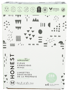 The Honest Company Wipes 288pc Pattern Play - Centre - Front