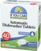 IF YOU CARE DISHWASHER TABLETS, 40 EACH - Right - Front