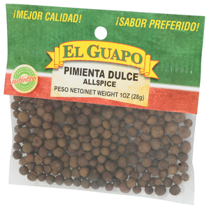 EL GUAPO PIMIENTA DULCE/ALLSPICE, 1 OZ. - Right - Front