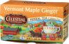 CELESTIAL SEASONINGS HERBAL TEA, VERMONT MAPLE GINGER, 20 BOX - Right - Front
