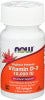 NOW 10,000 IU VITAMIN D-3 STRUCTURAL SUPPORT DIETARY SUPPLEMENT, 120 SOFTGELS - Centre - Front