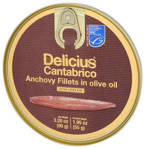 Delicius Anchovy Flt Cantbrian Oo - Right - Front