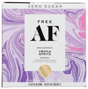 Free Af Na Mixer Vdka Spritz 4pk - No Plunge - Front