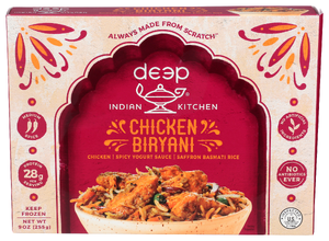 Deep Indian Kitchen Chicken Biryani W Rice - Centre - Front