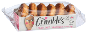 MRS. CRIMBLES LARGE COCONUT MACAROONS, 6.7 OZ. - Left - Front