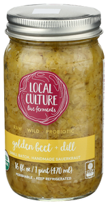 Local Culture Ferments Sauerkraut Beet&dill Org - Right - Front
