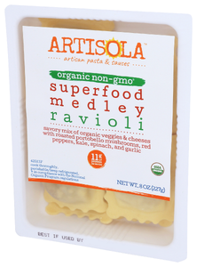 Artisola Ravioli Superfood Org - Right - Front