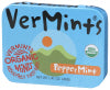 VERMINTS BREATH MINTS, PEPPERMINT TIN, 1.41 OZ. - Right - Front