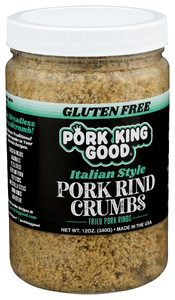 Pork King Good Pork Rind Crumbs Italian - Left - Front