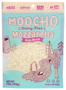 Moocho Mozzarella Shreds - No Plunge - Front