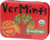VERMINTS BREATH MINTS, CINNAMON TIN, 1.41 OZ. - Right - Front