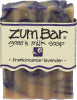 ZUM BAR FRANKINCENSE-LAVENDER GOAT'S MILK SOAP, 3 OZ.  - Centre - Front