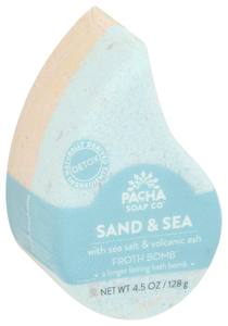 Pacha Soap Co Bomb Sand And Sea Froth - Left - Front