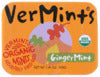 VERMINTS BREATH MINTS, GINGERMINT TIN, 1.41 OZ. - No Plunge - Front