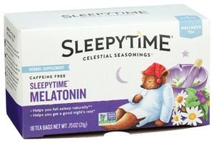 Celestial Seasonings Tea Melatonin Slpytme - Left - Front