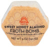 PACHA SOAP CO. FROTH BOMB, SWEET HONEY ALMOND, 5 OZ. - Centre - Front
