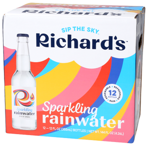 Richards Rainwater Water Sparkling 12pk - Right - Front