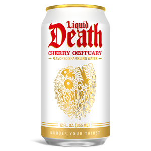 Liquid Death Water Sp Cherry Obit 6pk - Centre - Front