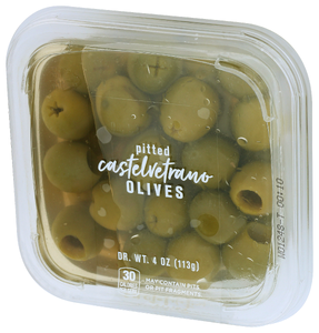 Delallo Olives Castelvetrano - Right - Front
