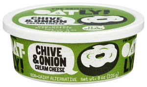 Oatly Cream Cheese Chive Onion - Centre - Front