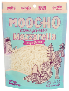 Moocho Mozzarella Shreds - Centre - Front