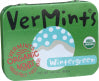 VERMINTS BREATH MINTS, WINTERGREEN TIN, 1.41 OZ. - Left - Front