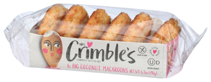 MRS. CRIMBLES LARGE COCONUT MACAROONS, 6.7 OZ. - Right - Front