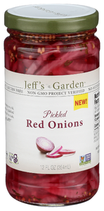 Jeffs Garden Onions Pickled Red - Centre - Front