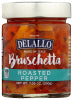 Delallo Bruschetta Rstd Red Peppr - No Plunge - Front
