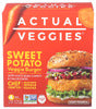 Actual Veggies Burger Veggie Swt Potato - Centre - Front