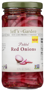Jeffs Garden Onions Pickled Red - No Plunge - Front