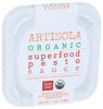 Artisola Sauce Pesto Org - Left - Front