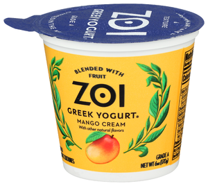 Zoi Yogurt Greek Mango Cream - Right - Front